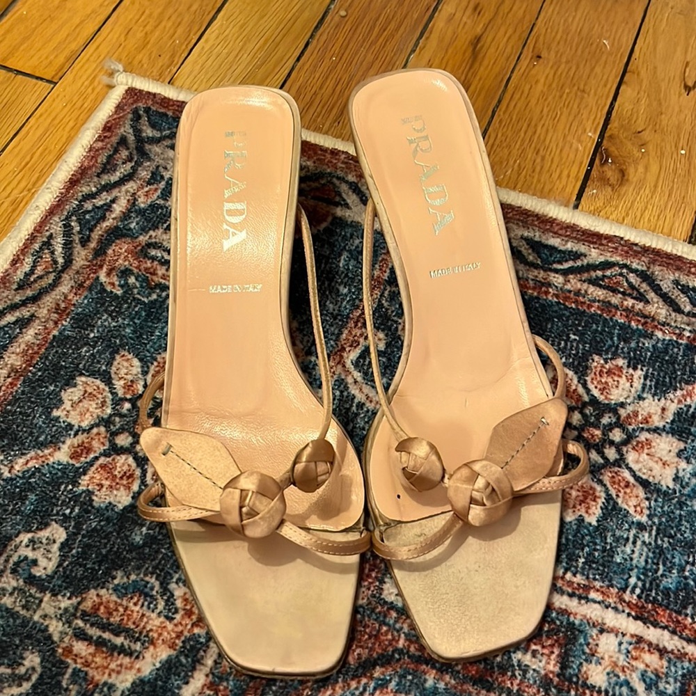 Vintage Prada Rose heels